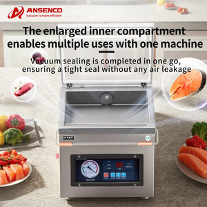 Electric Stainless Steel Automatic Small Desktop Supermarket Manufacturer Packaging Beef Fish Seafood <b>Vegetables</b> Vacuum Sealing - Product Image 6