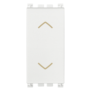 White 2P 10A Wall <b>Switch</b> Button With Up Down Arrow Indicators For Lighting Control - Product Image 1