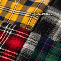 Kemeja Flanel Patchwork RAMAX Multi Warna Kotak-kotak Distressed Raw Hem Grunge Y2K Streetwear Pria Oversized Grosir