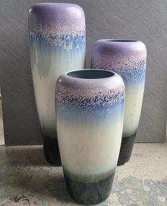 <span class=keywords><strong>Vase</strong></span> en céramique <span class=keywords><strong>Art</strong></span> <span class=keywords><strong>Nouveau</strong></span> <span class=keywords><strong>Vase</strong></span> de sol en porcelaine française <span class=keywords><strong>Vase</strong></span> Ombre violet haut de gamme pour maisons de luxe Arrangement de fleurs américaines - Product Image 1