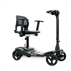 Scooter de mobilité pliable ultra-léger Pride Go-Go Mg Lite 12 kg, scooter de voyage pour handicapés, pneus solides anti-crevaison - Product Image 1