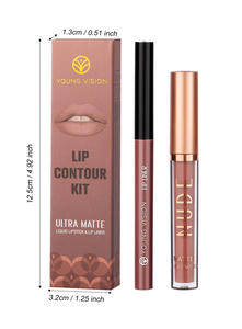 Vente directe d'usine Effet longue durée Texture légère Non séchant Non collant à la tasse Matte Rotation Lip Liner - Product Image 6