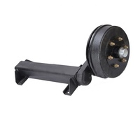 Essieu à torsion avec frein à tambour 10'' 12'' – Ensemble de frein à tambour pour essieux de remorques de bateaux et agricoles
