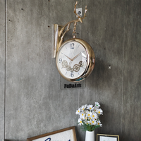 Jam Dinding Rustic Besar 50X40CM, Modern, Dapat Disesuaikan, Dekorasi Ruang Tamu Mewah, Dropshipping, Minimalis, RoHS WEEE