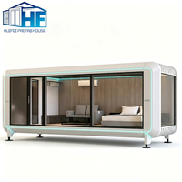Bureau modulaire Apple en conteneur – Design moderne préfabriqué, respirant et portable, idéal pour bureau, salon et cuisine