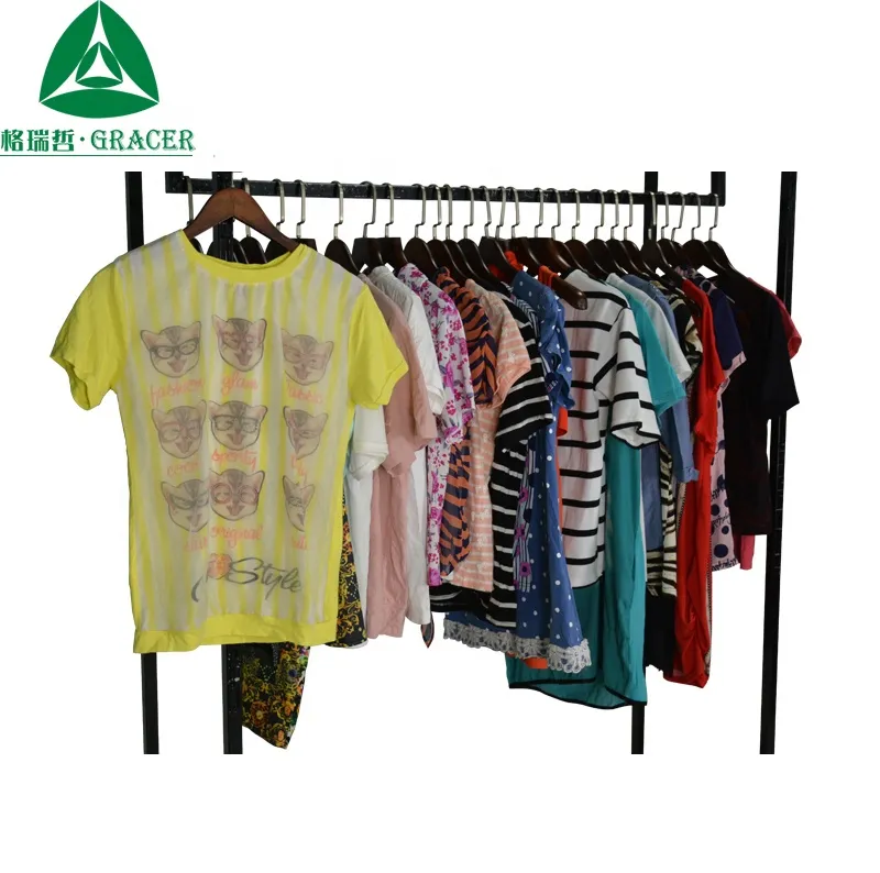 Damen T Shirt Gebrauchte Kleidung In Bles Verwendet Kleidung Offizielle Kleider Frauen Kleine Größe