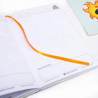Carnet/Journal en cuir rigide personnalisé avec reliure thermique et piqûre à cheval, Agendas et Cahiers A5 2026-2027