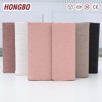 Hongbo vend un portefeuille-classeur A7 en cuir Epi de 10 couleurs, idéal comme carnet de voyage / porte-passeport avec feuille volante disponible