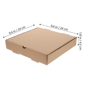 Scatole per <span class=keywords><strong>Pizza</strong></span> in Carta Ondulata Rivestita in Alluminio Anti-olio, Contenitori Termici da Asporto, Custodie Isolanti per Trasporto <span class=keywords><strong>Pizza</strong></span> e Conservazione Alimenti - Product Image 3