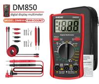 Multimètre numérique DM850 à vente chaude, 1999 points, testeur de tension automatique professionnel AC/DC, détecteur de courant, ohmmètre, ampèremètre