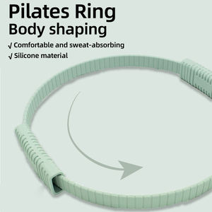 Anillo de Pilates Magic Fitness de 38 cm de Diámetro y 3.0 cm de Grosor, NBR/EVA/Fibra de Vidrio + Asas de PP, Equipo de Gimnasio para Uso en Casa/Viajes - Product Image 3