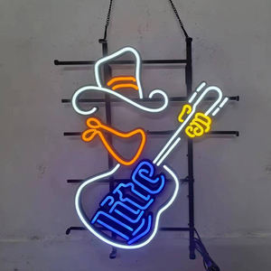 Стеновая вывеска с логотипом, неоновая вывеска, рекламная доска, металлические буквы, искусственный акрил, ретро, неоновая вывеска для бара - Product Image 2