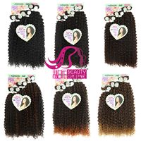 Tresses au Crochet Vague Océan Synthétiques En Gros Fibre Protéinée Haute Température Douces pour Tissage d'Extensions de Cheveux