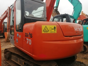 Mini pelleteuse Hitachi ZX70 d'occasion 6.7 tonnes de haute qualité 100% origine japonaise pompe à moteur vente de matériel de construction - Product Image 5