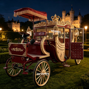 Calèche électrique royale de luxe pour mariages, couleur/taille/personnages assis personnalisables, batterie 60V 80A, roues robustes, garantie 2 ans - Product Image 1