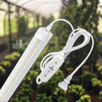 Qualité spectre complet plante LED élèvent des lumières 10W/20w/30w/40w 2ft/3ft/4ft T8 Linkable Tube lampe barre intérieur agriculture serre arbre