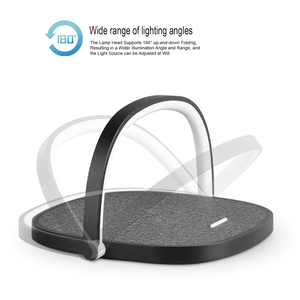 Lampe de chevet moderne avec charge sans fil, lumière de table de chevet LED à commande tactile et à intensité variable pour la chambre des enfants et des adultes - Product Image 5