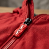 Tirette de fermeture éclair en PVC durable et imperméable, curseur de fermeture éclair en caoutchouc avec logo personnalisé, tirette de fermeture éclair 3D personnalisée pour vestes et équipements tactiques