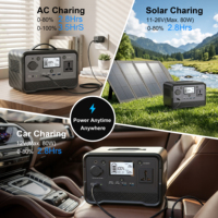 Station d'alimentation portable OEM ODM 150W 200W 300W 350W 297,6Wh avec prise AC PD100W pour le camping, les camping-cars et l'alimentation de secours à domicile
