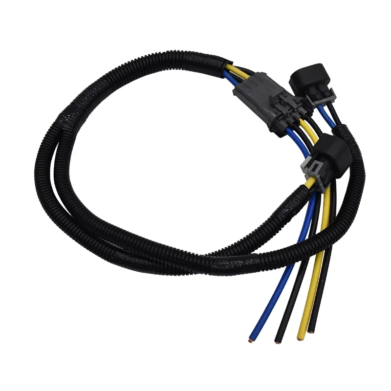 Conjunto de arnés de cables impermeable profesional personalizado OEM ODM con tubo PPT para arnés de cableado ECU de motor de automóvil