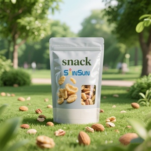 ถุงบรรจุภัณฑ์ขนมแบบตั้งได้ชนิด Doypack พร้อมซิปล็อคสำหรับบรรจุภัณฑ์บิสกิต ถั่ว และอาหารแห้ง - Product Image 3