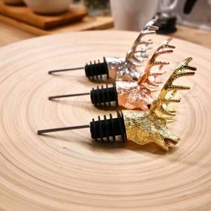 Verseur de vin en alliage de zinc en forme de <span class=keywords><strong>bouche</strong></span> de cerf pour bar et maison - Product Image 1