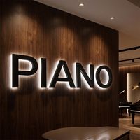 Enseigne publicitaire lumineuse extérieure personnalisée en lettres 3D en acier inoxydable rétroéclairées par LED, étanche, pour devanture de magasin