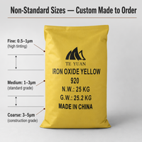 Oxyde de fer jaune, pigment inorganique à haute intensité de couleur, revêtement de sol en ciment, pigment jaune spécial pour plastique et cuir, poudre de pigment jaune