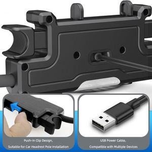 New <b>Car</b> Accessory USB with Dual Heads Flexible Hose for Rear Seat Foldable <b>Car</b> <b>Interiors</b> <b>Car</b> Fans Accesorios Para Automovil - Product Image 3