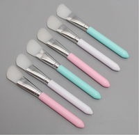 Brosses pour soins du visage Applicateur d'acide Maquillage pour Esthéticienne Spa Crème de boue Masques Outil de nettoyage Brosse de ventilateur
