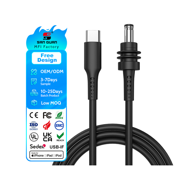Mini DC to Type-C Starlink Waterproof PD100W 5M/10M Power Charging Cable Made in China Non-Private Mold
