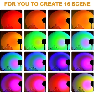 مصباح LED ذكي بتطبيق للتحكم، إضاءة RGB قوس قزح، جهاز عرض ضوئي USB، إضاءة خلفية للجدران، مصباح ليلي مع جهاز تحكم عن بعد لاسلكي، مصباح مكتب - Product Image 6
