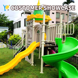 Parque Infantil al Aire Libre |   Circuito <span class=keywords><strong>de</strong></span> Obstáculos y Toboganes Serie Castillo |   para Escuelas y Campamentos para Edades <span class=keywords><strong>de</strong></span> 2 a 12 Años |   Seguro y duradero - Product Image 6