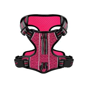 <span class=keywords><strong>Harnais</strong></span> pour grand <span class=keywords><strong>chien</strong></span> en matériau réfléchissant ultra-résistant, collier d'entraînement éducatif, étiquette d'identification pour promenade de grands chiens - Product Image 5