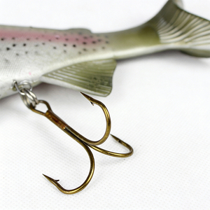 Señuelo Blando de Simulación de Trucha de 300mm y 372g, Personalizado de Fábrica, Cebo Artificial para Pesca de Grandes Peces, Señuelo Blando para Lucio, Salmón y Atún - Product Image 5
