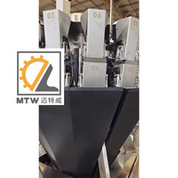 Machine de pesage, de remplissage et d'emballage automatique MTW Factory à 10 têtes, balance combinée multi-têtes standard