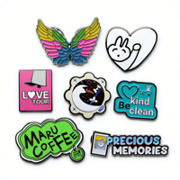 Broches personnalisées en métal de haute qualité avec logo sur mesure, motifs chats et animaux mignons, émail souple ou dur
