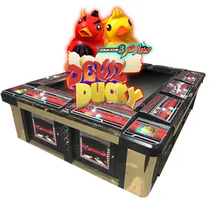 Aksesori permainan ikan dioperasikan koin kualitas tinggi meja Iblis Ducky