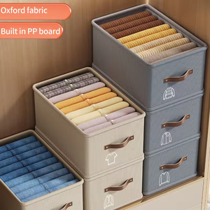 2024 ménage Offre Spéciale vêtements organisateur placard stockage lavable armoire tiroir organisateur vêtements Jeans sous-vêtements boîte <span class=keywords><strong>de</strong></span> <span class=keywords><strong>rangement</strong></span> - Product Image 4