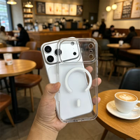 Coque de téléphone transparente anti-jaunissement et anti-rayures de haute qualité 2 mm pour iPhone 18 17 16 15 14 Pro Max, entièrement transparente en acrylique PC