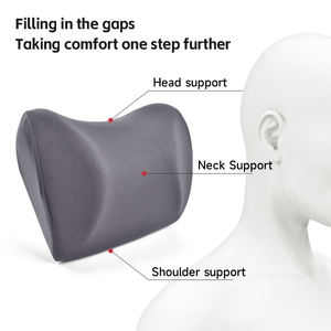 2025 mousse à mémoire de forme ergonomique coussin de soutien du cou de voiture et oreiller de siège de voiture ensemble repose-tête de voiture oreiller de soutien du cou - Product Image 2