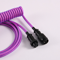 Câble de données USB Type-C tressé en cuivre pur, enroulé en nylon, pour une charge rapide 3A, compatible avec les téléphones, ordinateurs et claviers, cordon d'extension