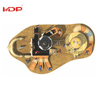 Huadong Pirate Ship Toboggan pour enfants Équipement de divertissement Aire de jeux extérieure