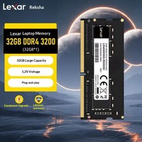 Mémoire Lexar 32 Go/64 Go DDR4 3200 pour ordinateur portable/mini PC, double canal pour ordinateurs NUC, Chine