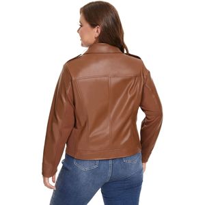 Nouvelles vestes en cuir véritable respirantes à fermeture éclair, style tendance, fabriquées au Pakistan, confortables et de bonne qualité - Product Image 5