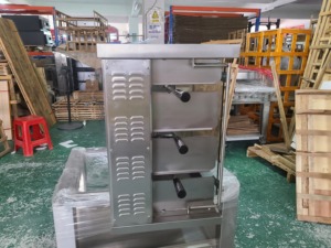 Forno <span class=keywords><strong>Girarrosto</strong></span> a Gas in Acciaio Inox 304 con 3 Spiedi, Capacità 12-15 Polli, Riscaldamento Uniforme per Ristoranti e Catering HJ-CM012 - Product Image 4