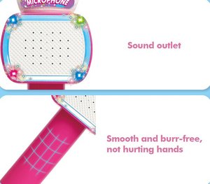 Wholesale Instrument Kids Portable Handheld <b>Wireless</b> <b>Microphone</b> Toy Mini Singing <b>Karaoke</b> <b>Microphone</b> Musical Toy - Product Image 3