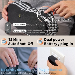 Appareil de massage portable pour le cou et les épaules, sans fil à vibration thermique - Product Image 5