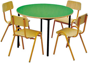 Gran oferta, mesa para niños, muebles de jardín de infantes, mesa de comedor redonda para niños y juego de sillas para guardería infantil - Product Image 5