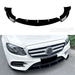 Alerón Delantero para Mercedes-Benz Clase E W213 E260 E300 E43 AMG 2016-2020, Negro Brillante, Divisor Inferior - Product Image 1